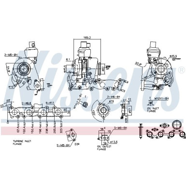 Nissens Turbo | AUDI A3,SKODA,VW 03 | 93079