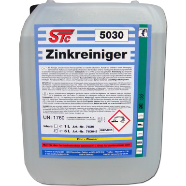 STC Zinkreiniger 5030 Flasche 1 L | 7630