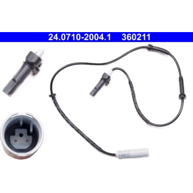 ATE ABS Sensor | 24.0710-2004.1