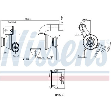 Kühler,Abgasrückführung | CITROEN,PEUGEOT 406 95 | 989279