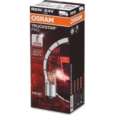 R5W Osram | 24V 5W BA15S | METALLSOCKEL Truckstar Pro | 5627TSP