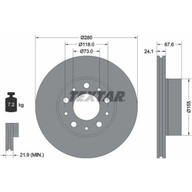 Bremsscheibe Citroen P. Jumper 94 | 92275105