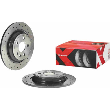 Bremsscheibe HA Brembo Xtra | VOLVO S60, S80 10-18 | 08.A537.1X