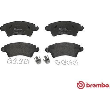 BREMBO Bremsklötze VA | CITROEN Xsara PEUGEOT 206 98-12 | P 61 067