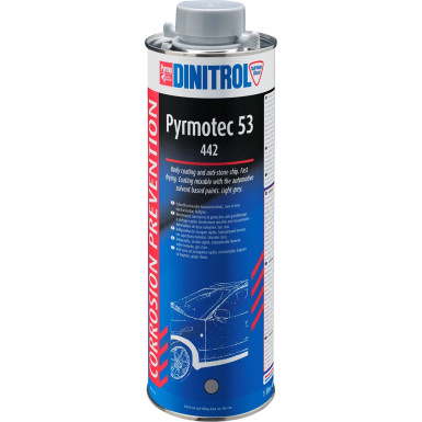 DINITROL 442 Pyrmotec 53 Steinschlagschutz schwarz | 1 lt Dose | 1104410