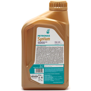 PETRONAS Syntium 5000FR 5W-20 | 1 Liter | 70265E18EU