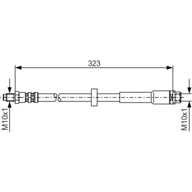 Bremsschlauch | AUDI A6 | 1987476293