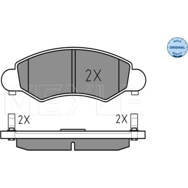 Bremsbelagsatz Opel P. Agila 00- Mit Sensor | 025 232 5316/W