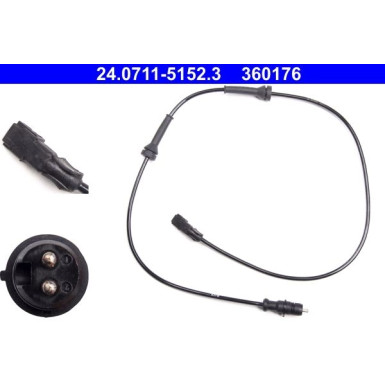 ATE ABS Sensor | 24.0711-5152.3