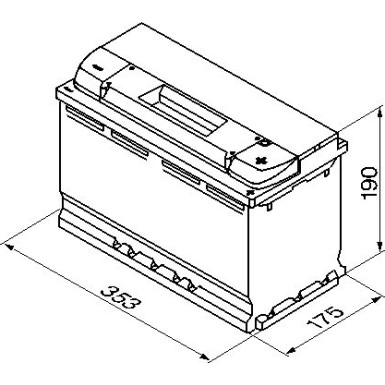 S4 013 BOSCH | PKW-Batterie | 12V 95Ah 800A | 0 092 S40 130