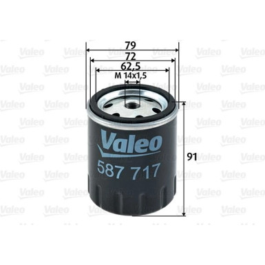 VALEO Kraftstofffilter | 587717