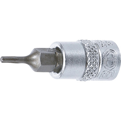 BGS Bit-Einsatz | Antrieb Innenvierkant 6,3 mm (1/4"""") | T-Profil (für Torx) T7 | 2557