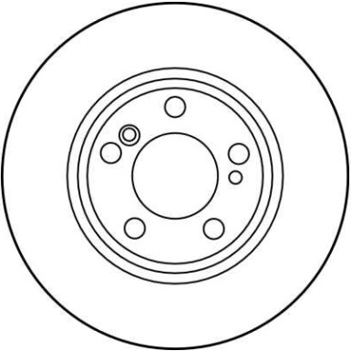 Bremsscheibe Db T. W202/203/W210/W124 93-11 | DF2757