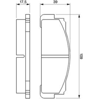 Bremsklötze | TOFAS,FSO,FIAT,SEAT | 0 986 460 736