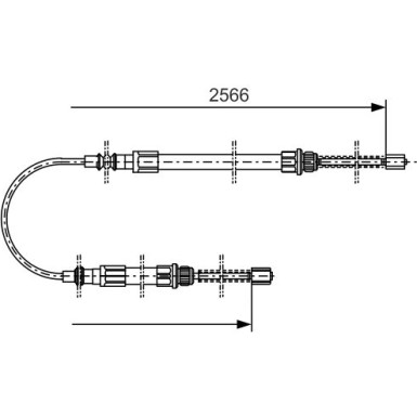 Handbremsseil | FIAT Ducato 89-94 | 1987477515