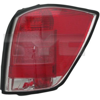 Heckleuchte R O K-PLATTE ROT/WEISS | OPEL ASTRA H CARAVAN 4,04-2,07 | 4617,659,2