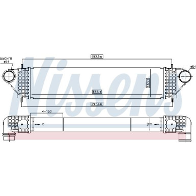 Ladeluftkühler PKW | Mitsubishi Outlander 12 | 961005