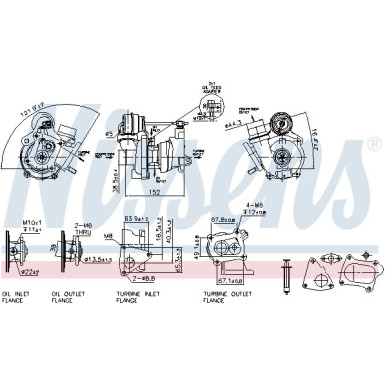 Nissens Turbo | DACIA Duster,NISSAN,RENAULT 04 | 93078