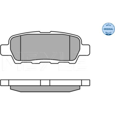 Bremsbelagsatz Nissan T. Qashqai/X-Trail/Cube 07- Mit Sensor | 025 238 7114/W