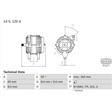 Lichtmaschine | Ford Tourneo,Transit 1.8 02 | 0 986 049 181