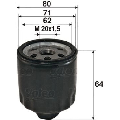 VALEO Ölfilter | 586003