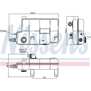 Ausgleichsbehälter | Iveco Daily 3.0 CNG 12 | 996260