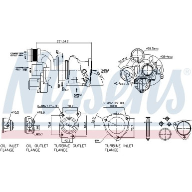 Nissens Turbo | MINI Roadster,Countryman 05 | 93154