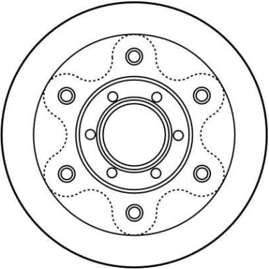 40 481 061 Bremsscheibe VA | IVECO Daily 96 | DF2788S