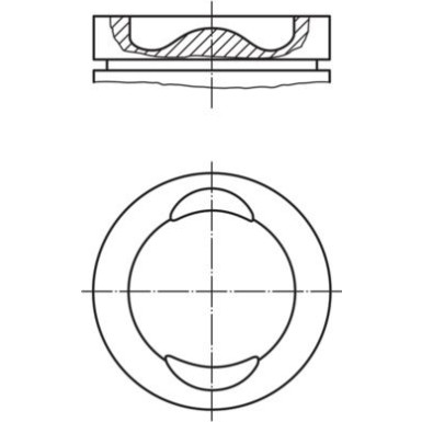 MAHLE ORIGINAL Kolben | 0041000