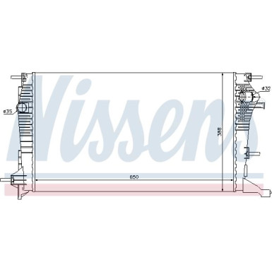 Wasserkühler PKW | RENAULT MEGANE 1.9D-2.0I 08 | 637607