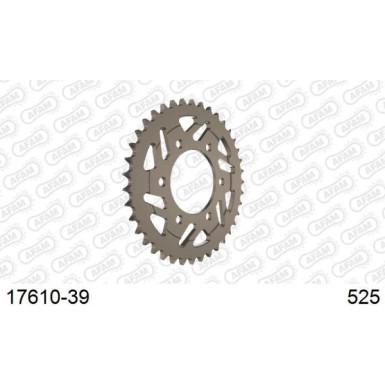 AFAM Kettenrad ALU 39 Zähne | für 525, ZX1000R | 17610-39