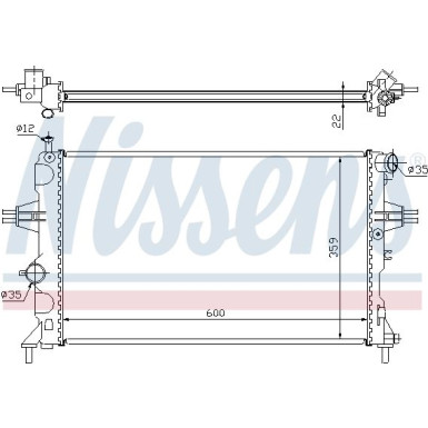 Wasserkühler PKW | OPEL ASTRA G 1,6-1,8 98 | 630041