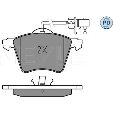 Bremsbelagsatz Vw P. Sharan 95- Alhambra 96- Galaxy | 025 234 1819/PD