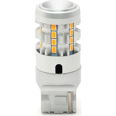 LED Glassockel T20 WY21W 26x 3030 SMD Orange 100 % Canbus Inside