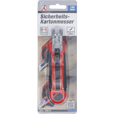 BGS Sicherheits-Kartonmesser | 140 mm | 50614