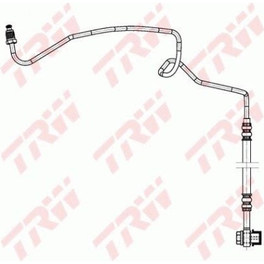 PHD941 Bremsschl HA li inkl.Rohrl | VW Golf IV,AUDI,SEAT,SKODA 96