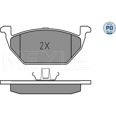 Bremsbelagsatz Vw P. Audi A3 96- Bora/Golf 4 98- Ohne Sensor | 025 231 3019/PD