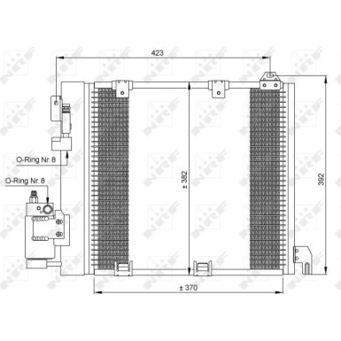 Kondensator, Klimaanlage | 35302