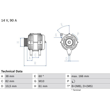 Lichtmaschine | AUDI,VW | 0 986 040 340