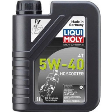 Liqui Moly Motorbike 4T 5W-40 HC Scooter 1 l | 20829 | 1L Kanister Kunststoff