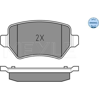 Bremsbelagsatz Opel T. Astra/Combo/Corsa/Meriva 00- Mit Sensor | 025 234 1715/W