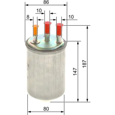 Kraftstofffilter | FORD,SSANGYONG,JAGUAR | 0 450 906 508