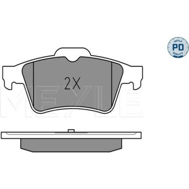 Bremsbelagsatz Nissan/Mazda T. Primera 02-/Focus Ii | 025 241 3716/PD