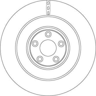 52 482 029 Bremsscheibe HA | JAGUAR XF, XJ 09 | DF6654S