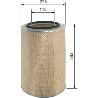 Luftfilter | DAF,NISSAN,FIAT,IVECO,STEYR,MAN | 1457429966