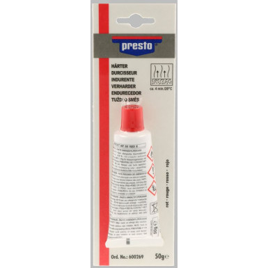 Presto Härter rot 50g - geblistert | 600269