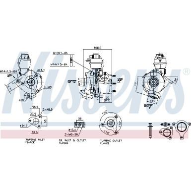 Nissens Turbo | AUDI A4,5,6,Q5 04 | 93074