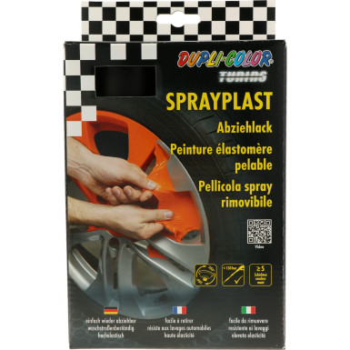 Dupli-Color Sprayplast Set schwarz matt | 388101