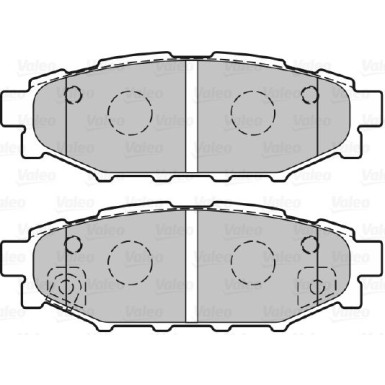 VALEO Bremsbeläge | 301929