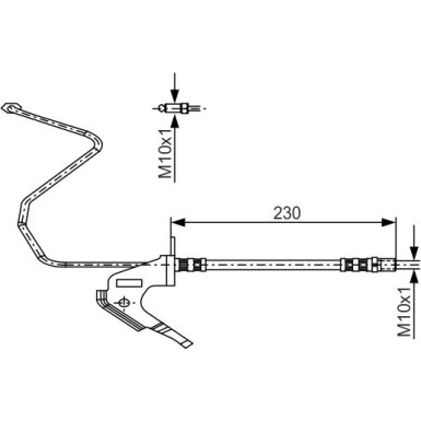 Bremsschlauch | CHEVROLET,OPEL | 1987481161